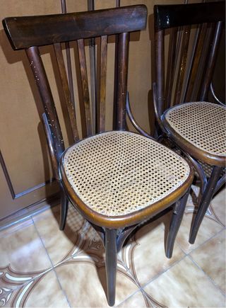 Coppia Sedie Vintage Thonet Anni '70