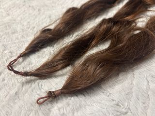 3 Mallas Fallera Pelo Natural Castaño