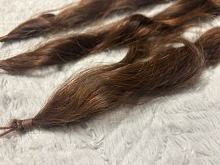 3 Mallas Fallera Pelo Natural Castaño