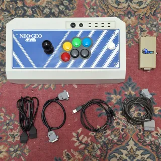 Neo Geo MVS Arcade Stick + Brook Converter