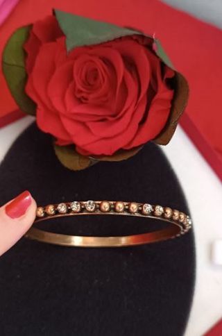 Braccialetto rigido bronzo stile etnico