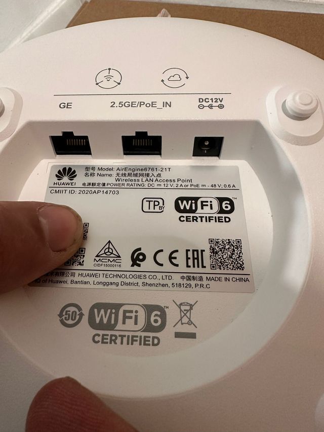 Huawei AirEngine 6761-21T 2500 Mbit/s POE