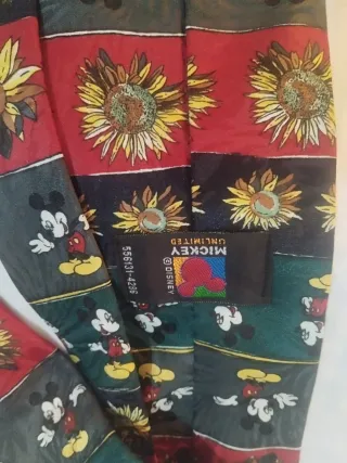 Corbata Vintage Disney Mickey Unlimited