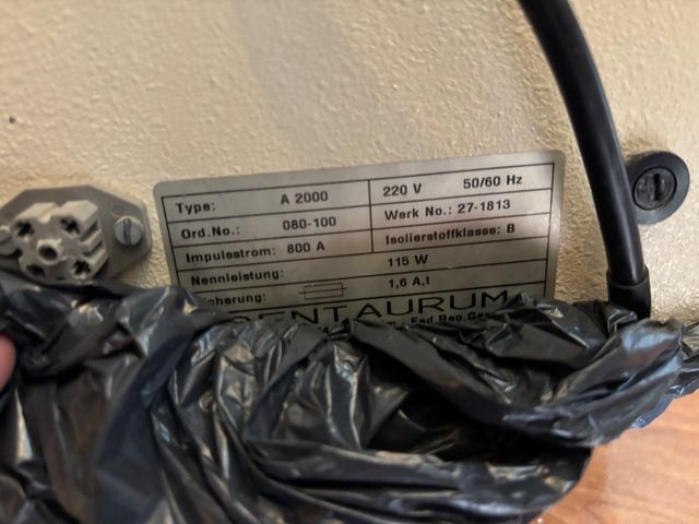 Saldatrice a punte DENTAURUM assistent 2000