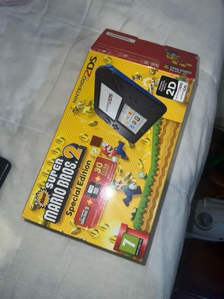 Nintendo 2DS Negra + New Super Mario Bros. 2