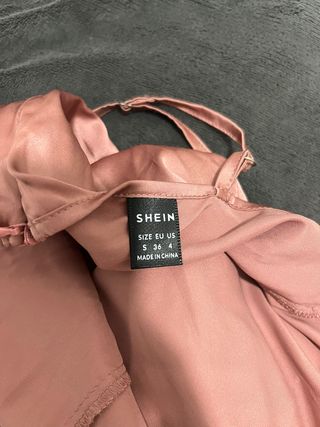 vestido rosa de shein