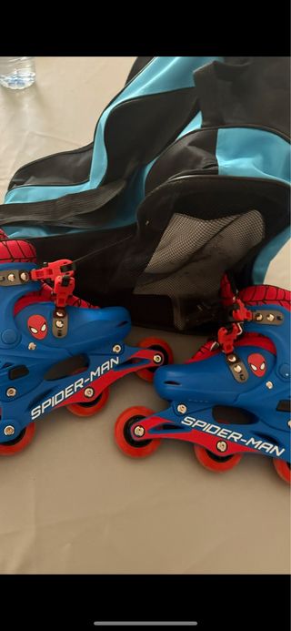 Patines Spiderman con Bolsa