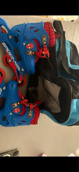 Patines Spiderman con Bolsa