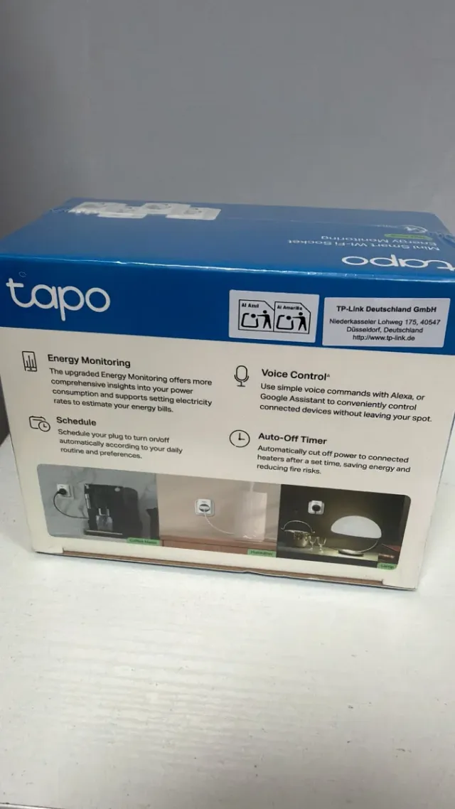 Tapo P110 Mini Enchufe Inteligente Wi-Fi (4uds)