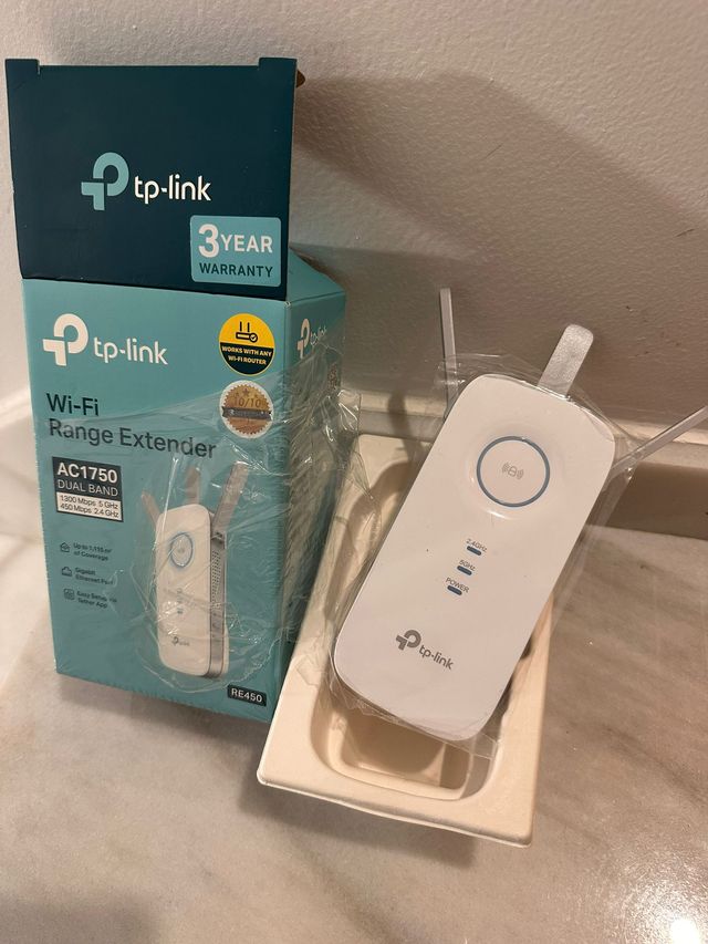 Repetidor Wi-Fi TP-Link AC1750 RE450 (1 ud 30€)