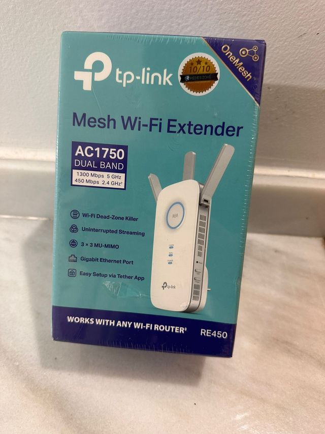 Repetidor Wi-Fi TP-Link AC1750 RE450 (1 ud 30€)