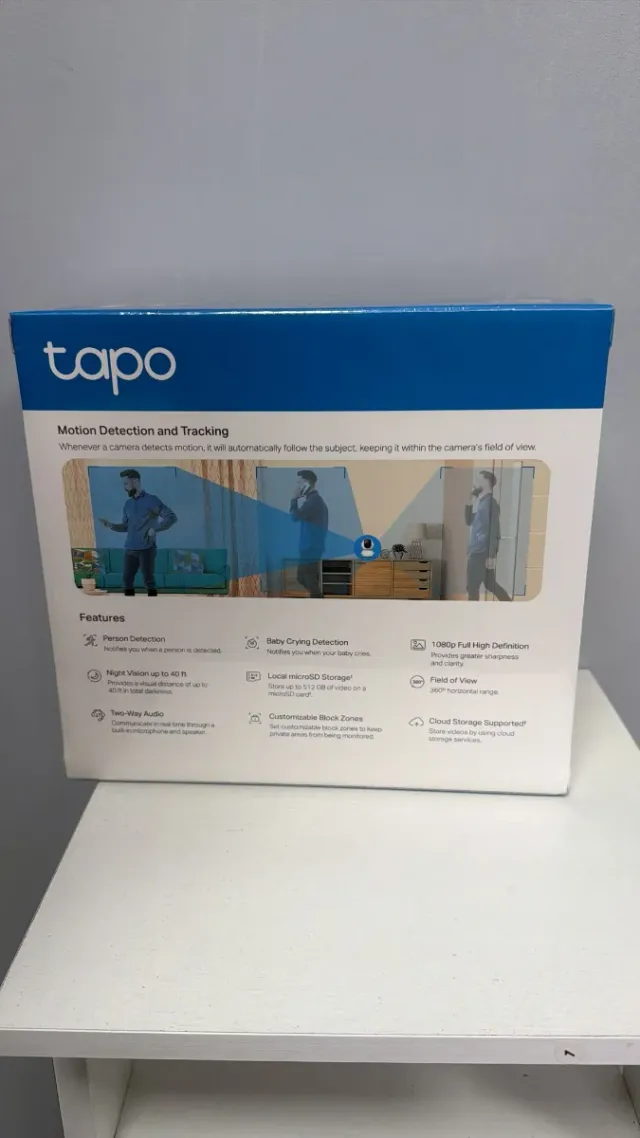 Tapo C200P2 Cámara IP WiFi 360° (2 uds)