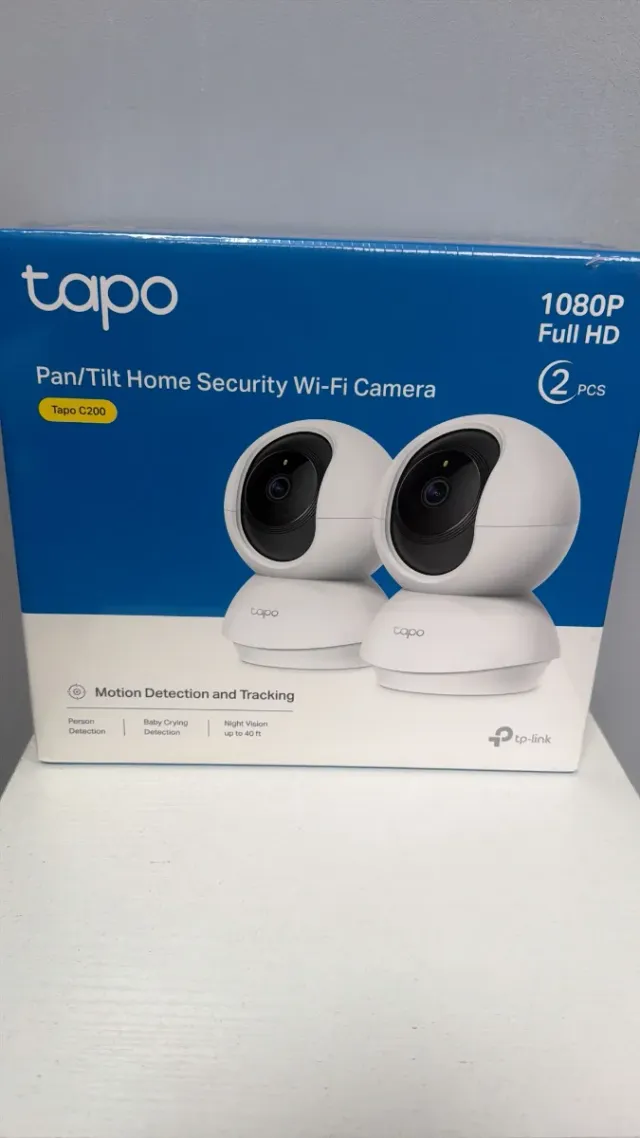 Tapo C200P2 Cámara IP WiFi 360° (2 uds)