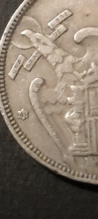 Moneda 5 Pesetas Franco 1957 Estrella 61 España
