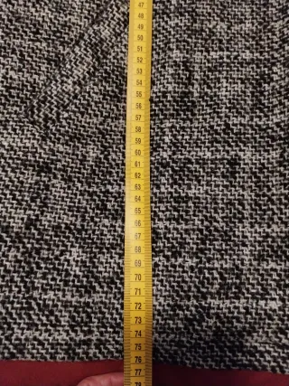 Abrigo Cache Cache negro y gris