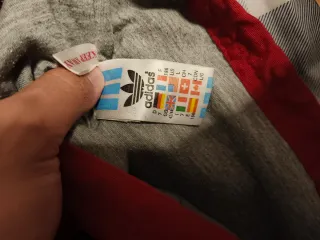 Chaqueta Ligera Vintage Adidas Roja