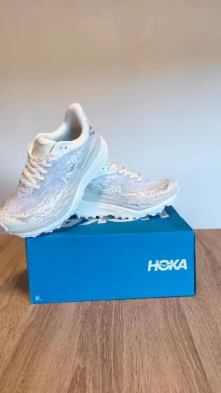 Hoka Bambas Montaña Gris/Blanco