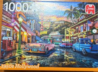 Puzzle 1000 piezas Hollywood 1950s