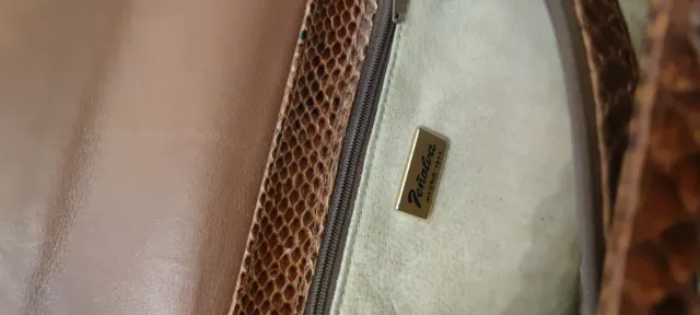 Bolso Piel Serpiente Peñalva Madrid 1944