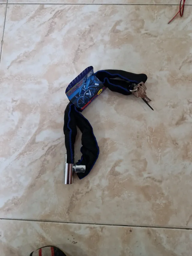Candado de cadena para moto o bici