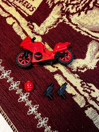 Lego Batman Moto Rossa e Red Hood 76055