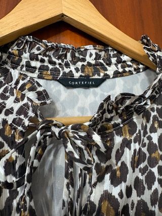 Vestido estampado leopardo