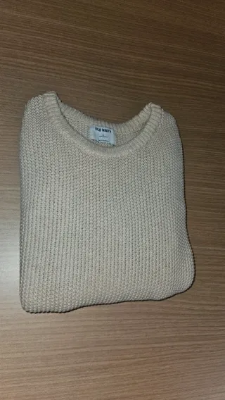 Jersey Old Navy Beige Avena Oversized Túnica