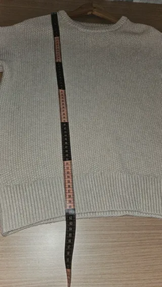 Jersey Old Navy Beige Avena Oversized Túnica