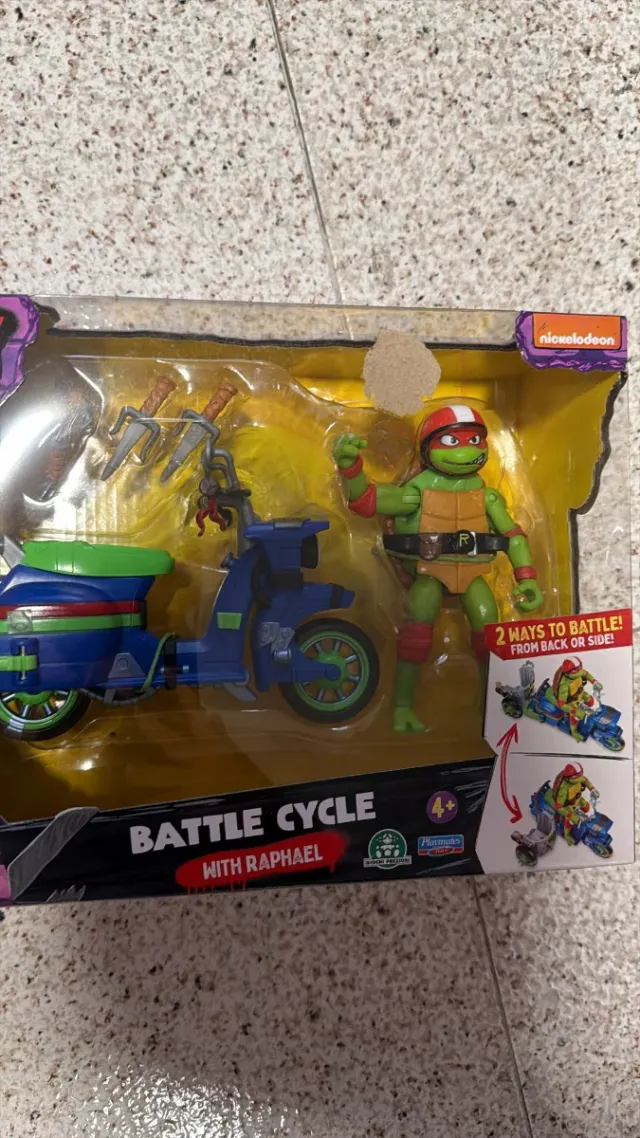 Tortugas Ninja Battle Cycle con Raphael