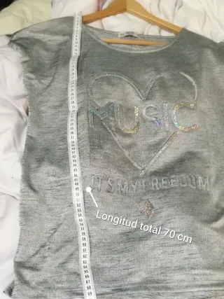 Camiseta Inside Brillos y Música - Talla L