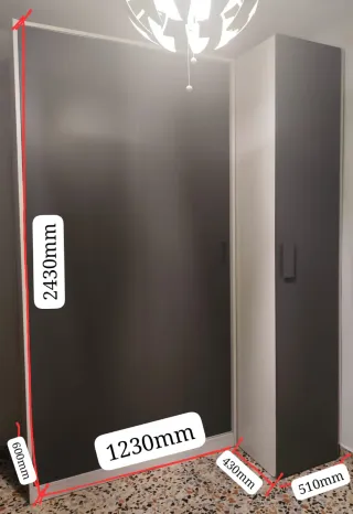 Conjunto armario con cama abatible incorporada