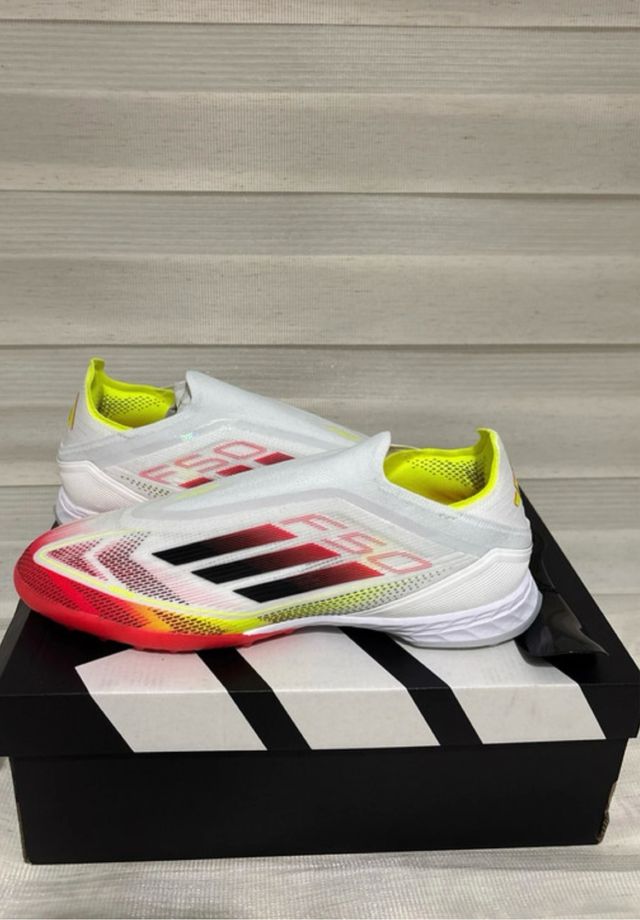 Botas Fútbol Adidas F50 PRO LL TF Rojas Blancas
