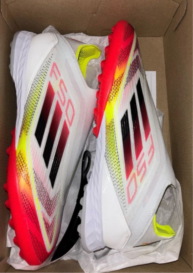 Botas Fútbol Adidas F50 PRO LL TF Rojas Blancas