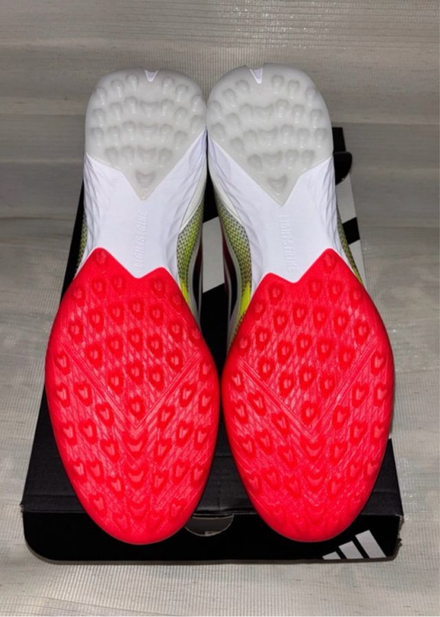 Botas Fútbol Adidas F50 PRO LL TF Rojas Blancas