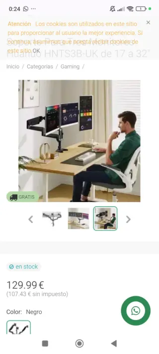 Soporte Triple Monitor