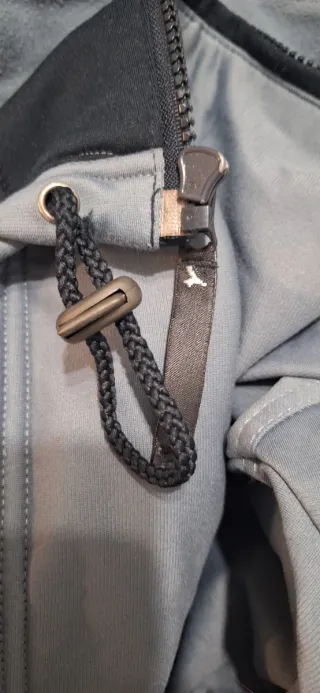 Chaqueta Diadora Vintage 90s Gris Negra