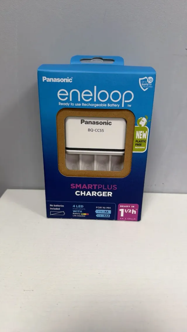 Cargador Panasonic eneloop SmartPlus BQ-CC55