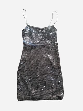 Due minivestiti blu e argento