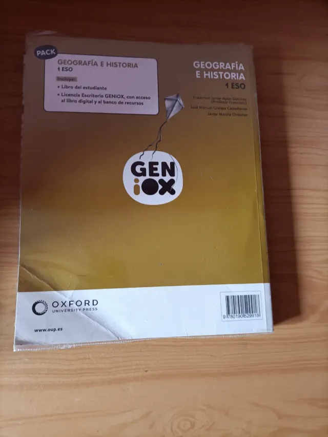 Geografía e Historia 1º ESO. Libro del estudian...