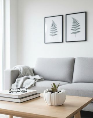 Maceta con planta natural