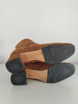 Stivaletti Bianca Di marrone con lacci