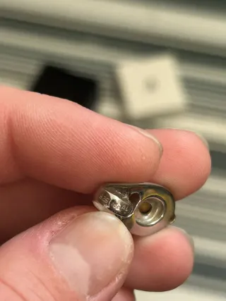 Colgante de plata 925 y oro 750 con piedras