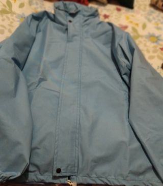 Chubasquero azul hombre XL sin usar