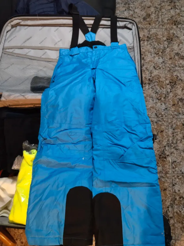 Pantalón de nieve azul(en dos tonos) con tirantes