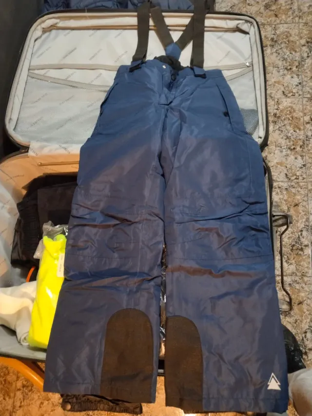 Pantalón de nieve azul(en dos tonos) con tirantes