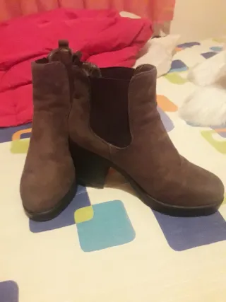 Botines marrones con plataforma