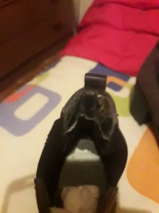 Botines marrones con plataforma