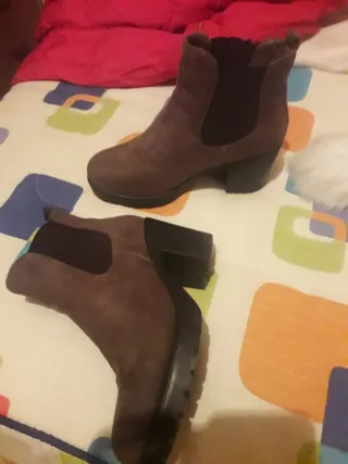 Botines marrones con plataforma