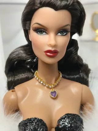 Collar Corazón Morado Barbie Integrity Toys