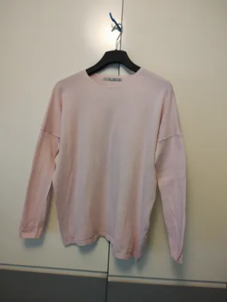 Jersey Zara Knit Oversize Rosa Mujer